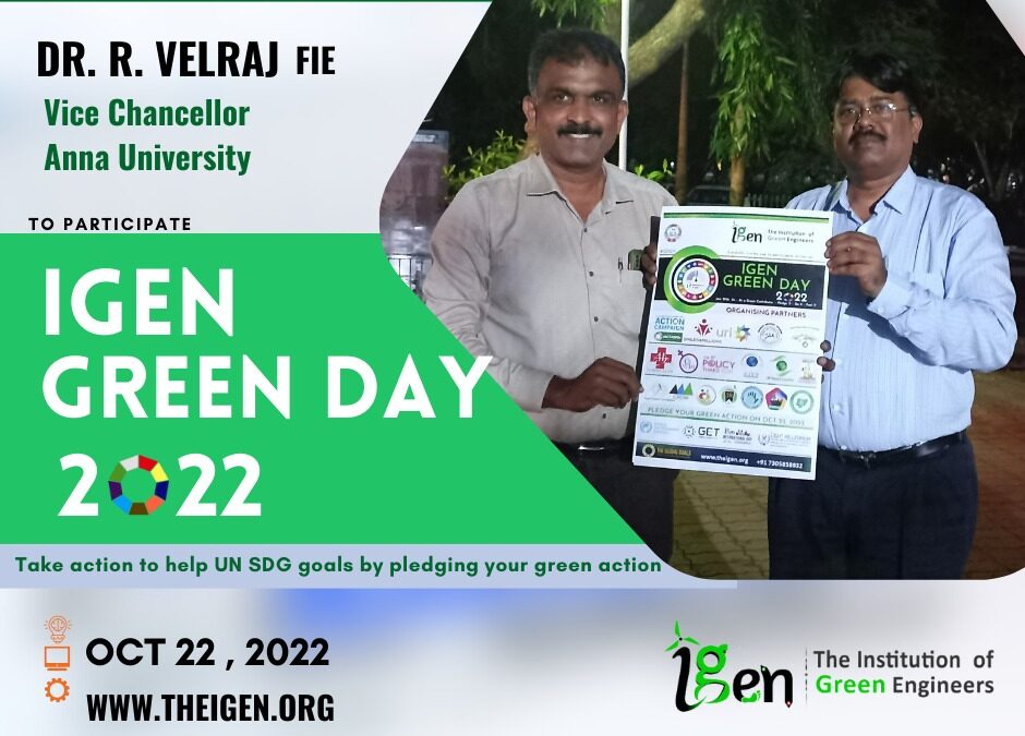 Final Green Invite to Celebrate IGEN GREEN DAY 2022