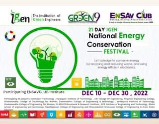 Join with us to celebrate National Energy Conservation Month