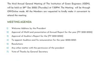 Notice of IGEN Annual General Meeting 2022