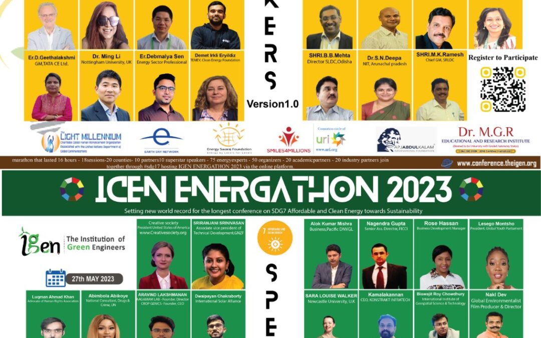 Academic Institutions (University/College/School) are invited to become IGEN ENERGATHON #SDG7 Ambassador