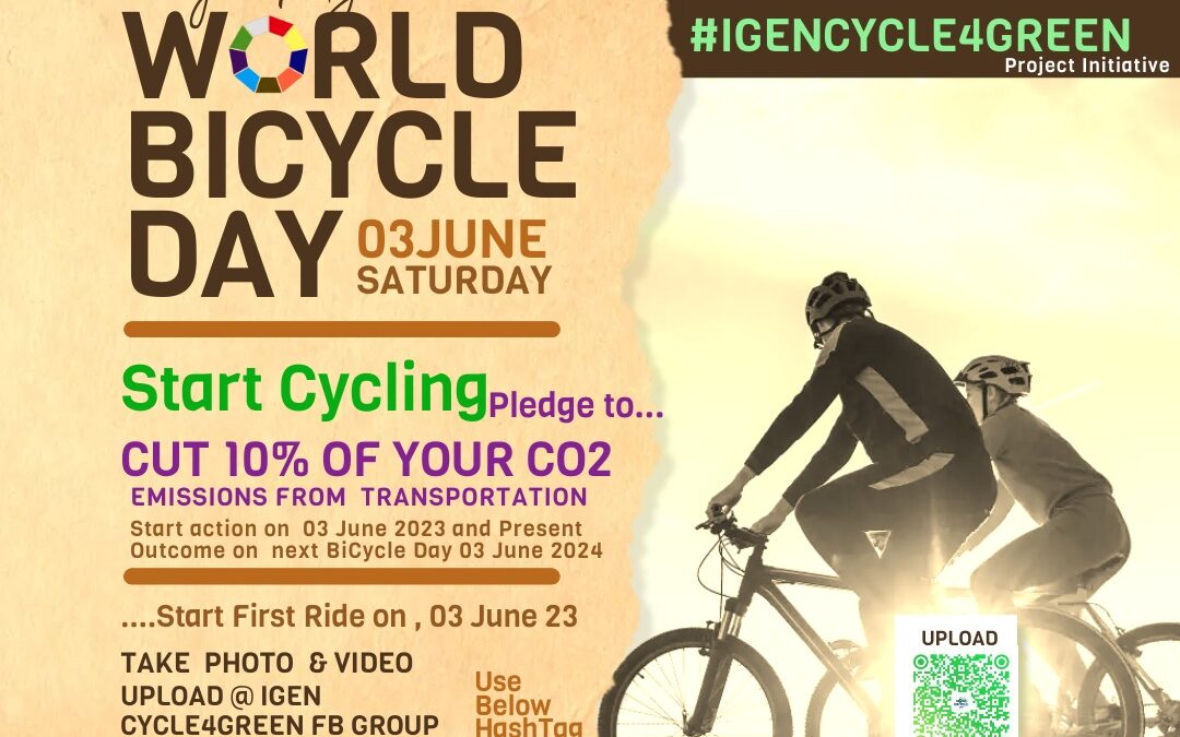 Join us to Celebrate World Bicycle Day 2023 with Your Pledge