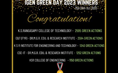 igenGreenday Award Winners Dtd 28th Oct 2023