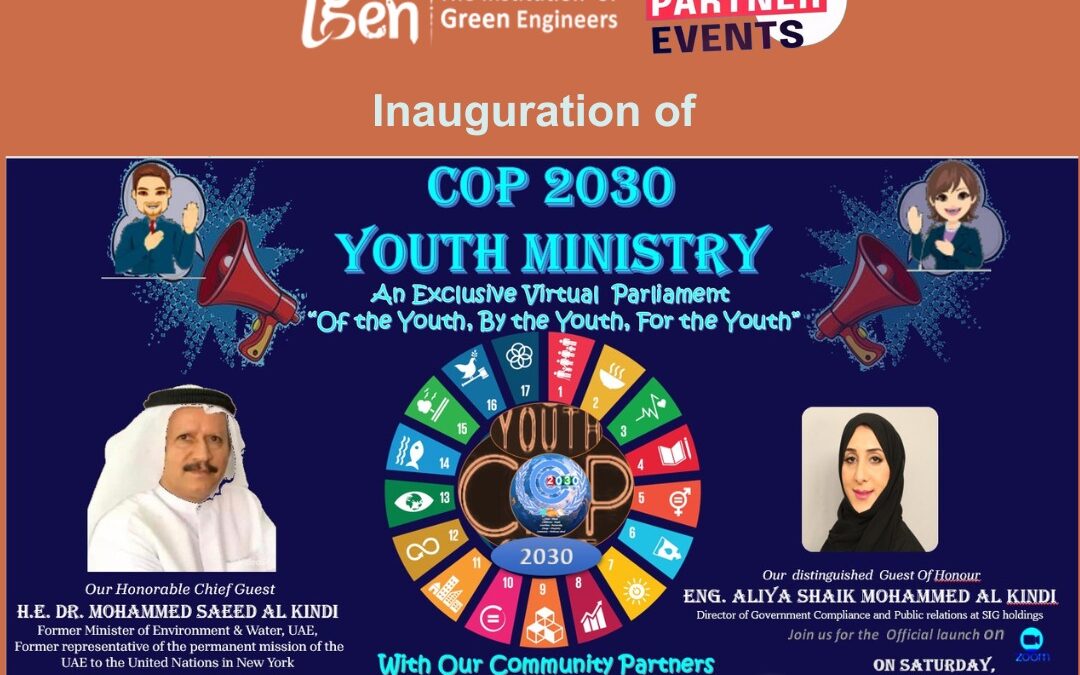 theigen partnered COP 2030 YOUTH MINISTRY – Launch Ceremony