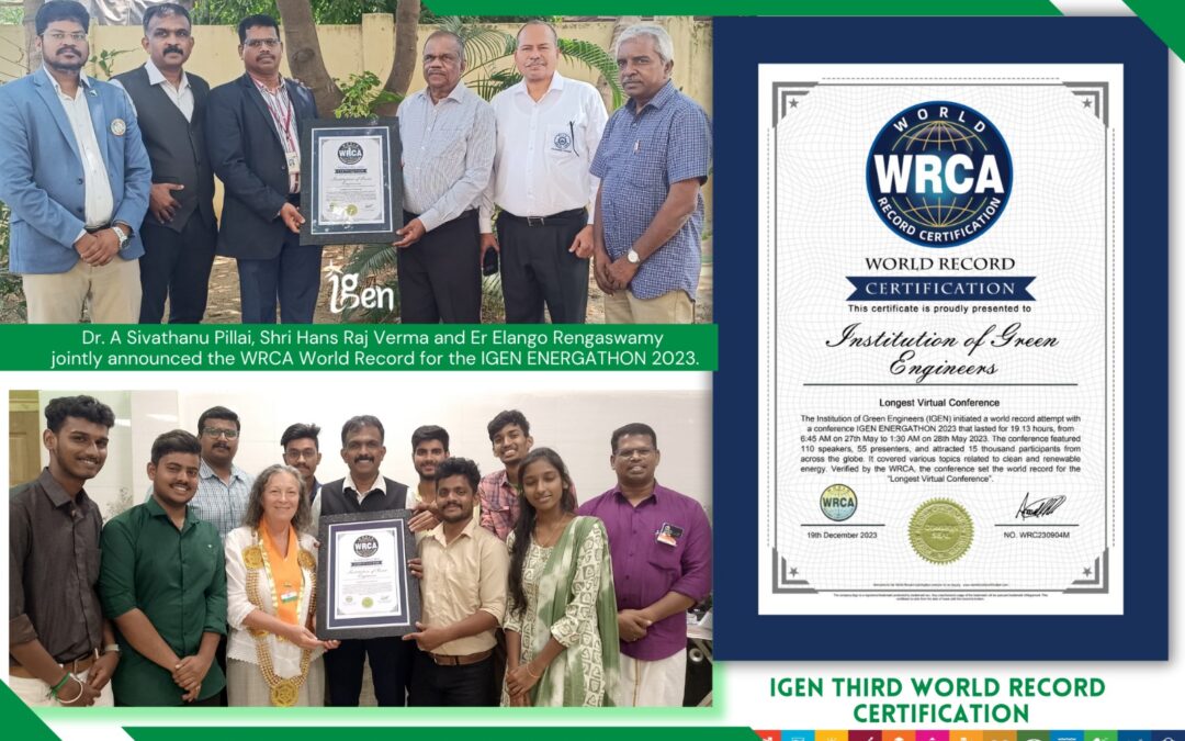 IGEN is delighted to announce its third World Record from WRCA (Great Britain) – WRC230904M