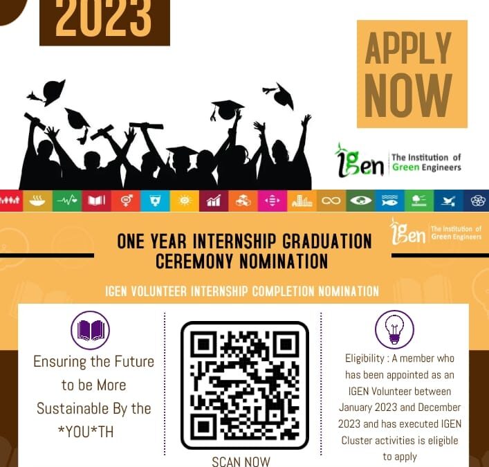 ONE YEAR IGEN VRP INTERNSHIP CERTIFICATION NOMINATION(PERIOD -JAN 2023- DEC 2023)