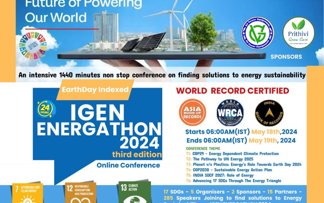 Become a world record holder in the 24Hr IGEN ENERGATHON 2024