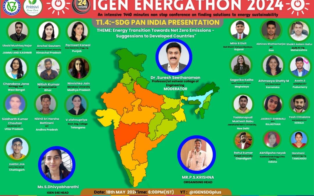 Theme 1.4 Speakers Announced @ IGEN ENERGATHON 2024