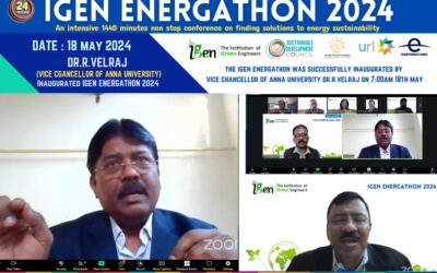 ANNA UNIVERSITY Vice Chancellor at IGEN ENERGATHON