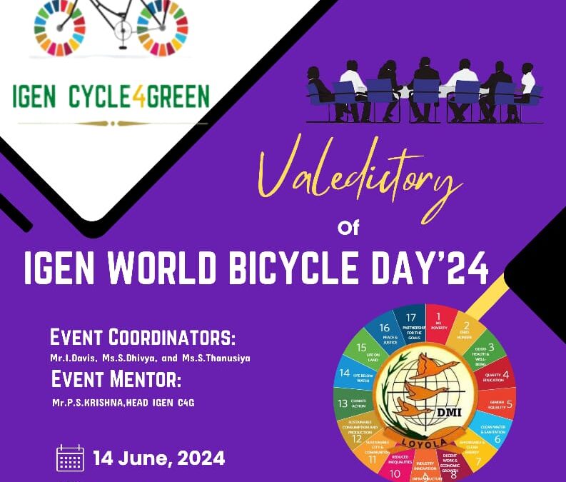 Valedictory Ceremony of IGEN WORLD BICYCLE DAY 2024 Version 1.0