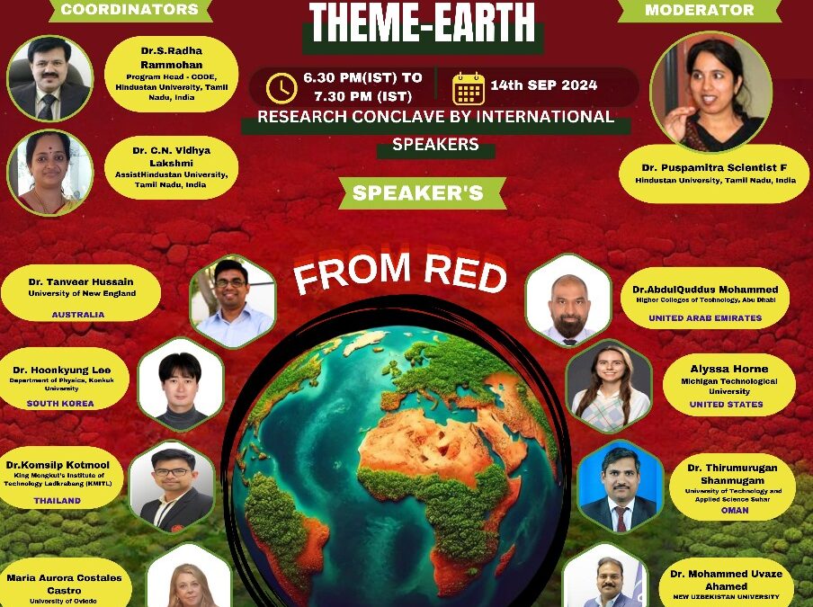 Welcome Speakers of EARTH Element – IGEN ENVIRONTHON 2024