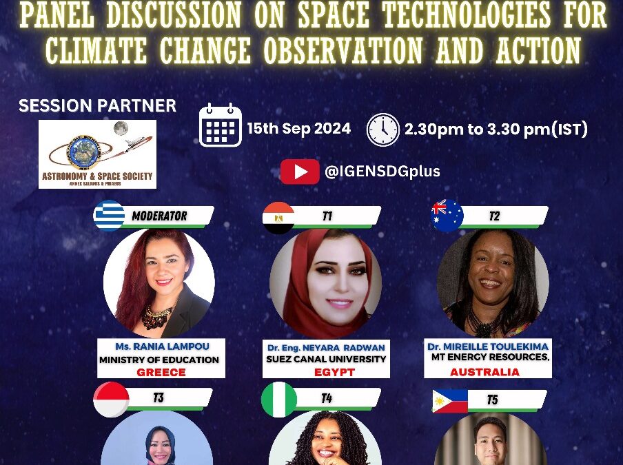 Welcome Speakers of SPACE Element – IGEN ENVIRONTHON 2024