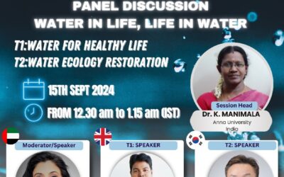 Welcome Speakers of WATER Element – IGEN ENVIRONTHON 2024