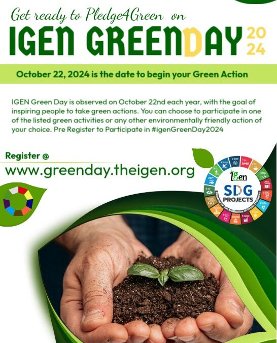 Get ready to Pledge4Green