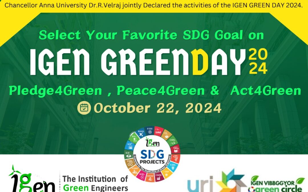 Inviting Academic Institutions to Pre-Register and Participate in URI Partnered IGEN GREENDAY 2024