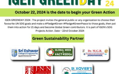 Inviting individual Participant to Pledge4Green and achieve IGEN GREENDAY Award 2024