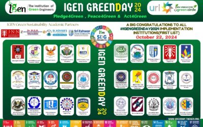 Congratulation the FIRST LIST of Academic Institution to Celebrate IGEN GREENDAY 2024