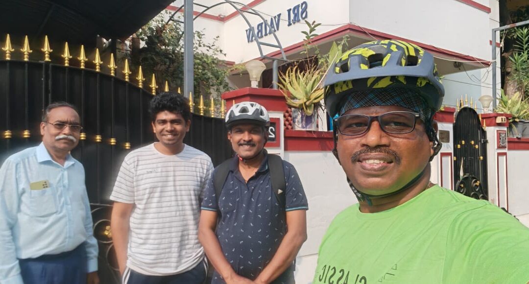 “Enjoyed Sunday Cycling and initiated Green Action at home!”