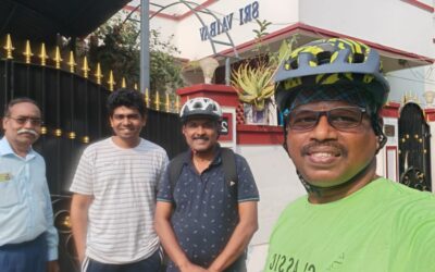 “Enjoyed Sunday Cycling and initiated Green Action at home!”