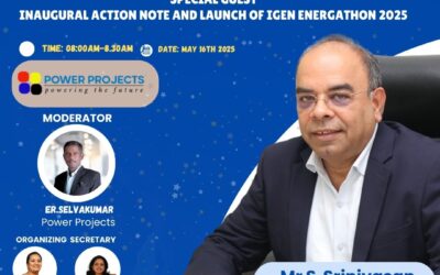 🌟 Welcome Executive Vice President of Larsen & Toubro (L&T) to IGEN ENERGATHON 2025! 🌍