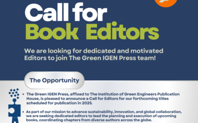 📢 Call for Editors – The Green IGEN Press (2025 Titles)