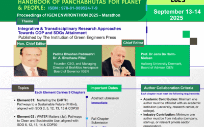 📢 Final Call for Chapter AuthorsHandbook of Panchabhutas for Planet & People