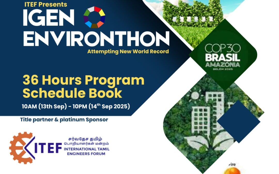 Launch of 36Hrs Program Book 🌍 IGEN ENVIRONTHON 2025 🌍