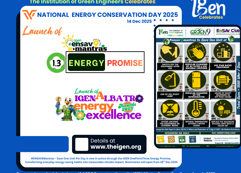 🌍 IGEN Celebrates National Energy Conservation Day 2025