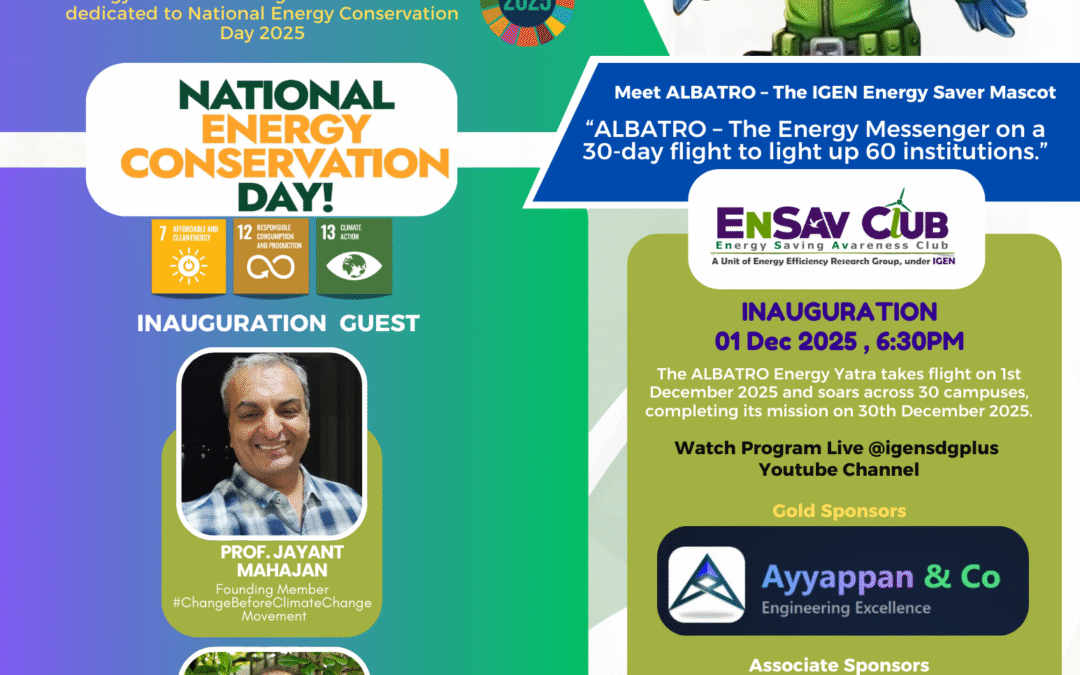 Inauguration : IGEN Energy Yathra 2025 – The ALBATRO Journey